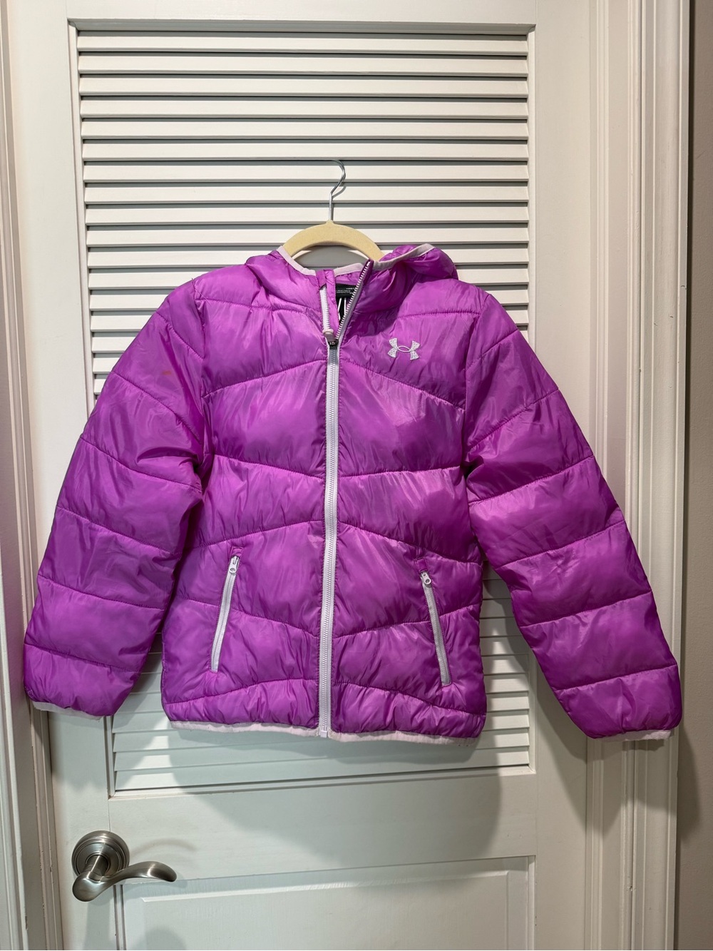 Under Armour Girls' Lavender Pink ColdGear Jacket
